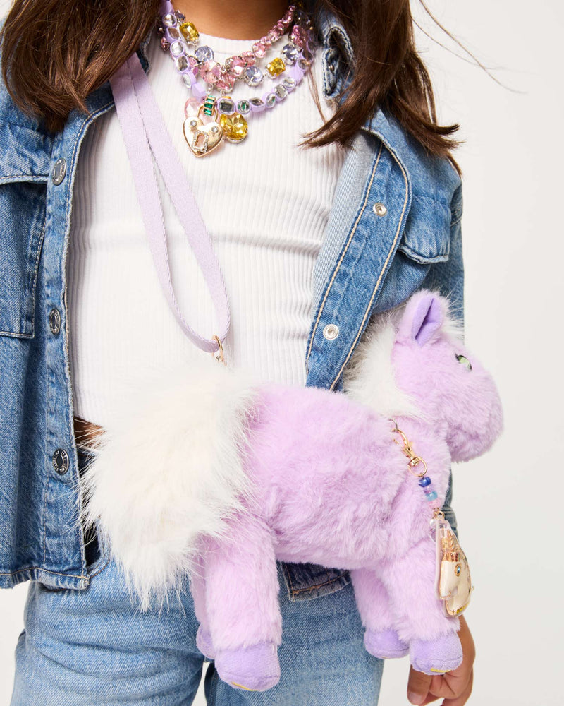 Opal Gem Pal Plush Unicorn Bag