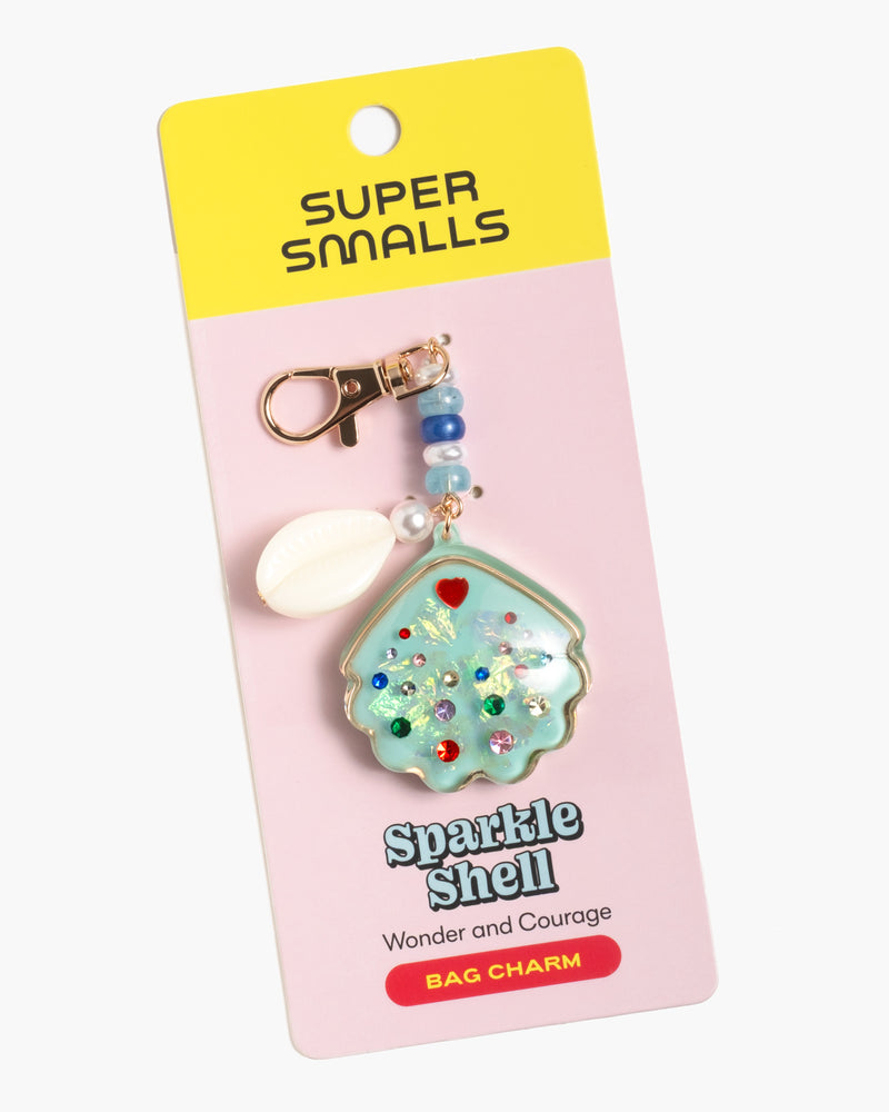 Sparkle Shell Bag Charm