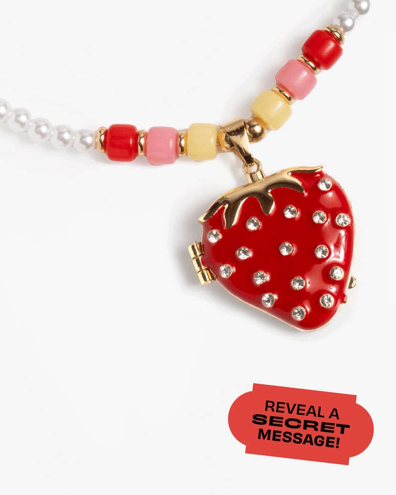 Strawberry Surprise Lipgloss Locket