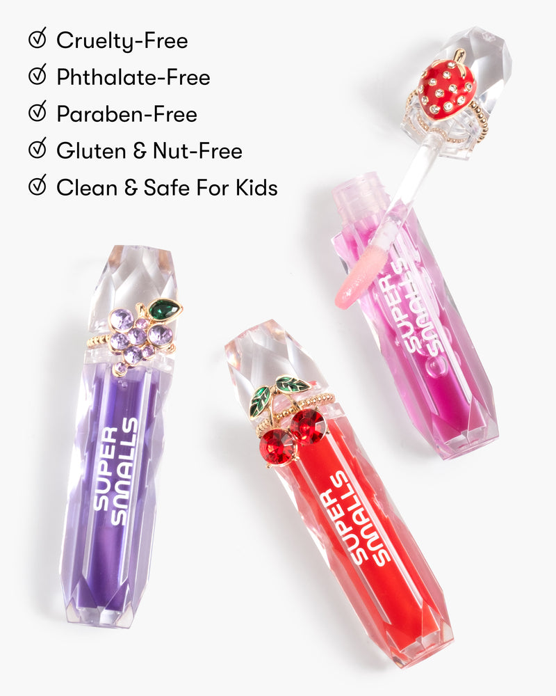 Gloss it Fruity Lip Gloss Ring Set