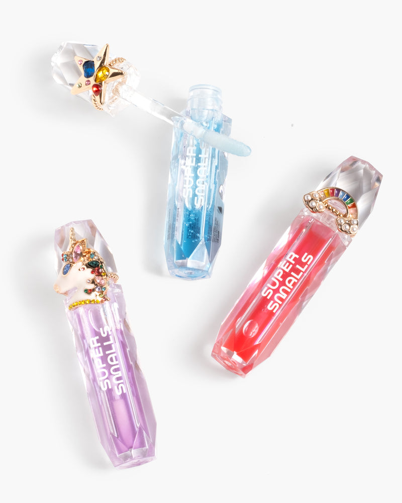 Gloss It Rainbow Lip Gloss Ring Set