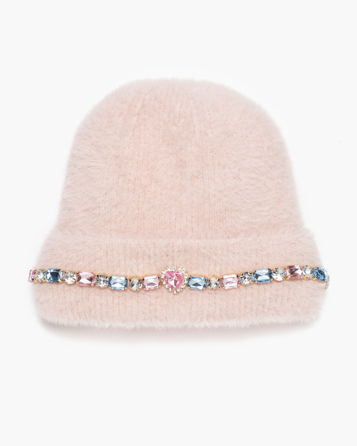 Cotton Candy Jeweled Beanie