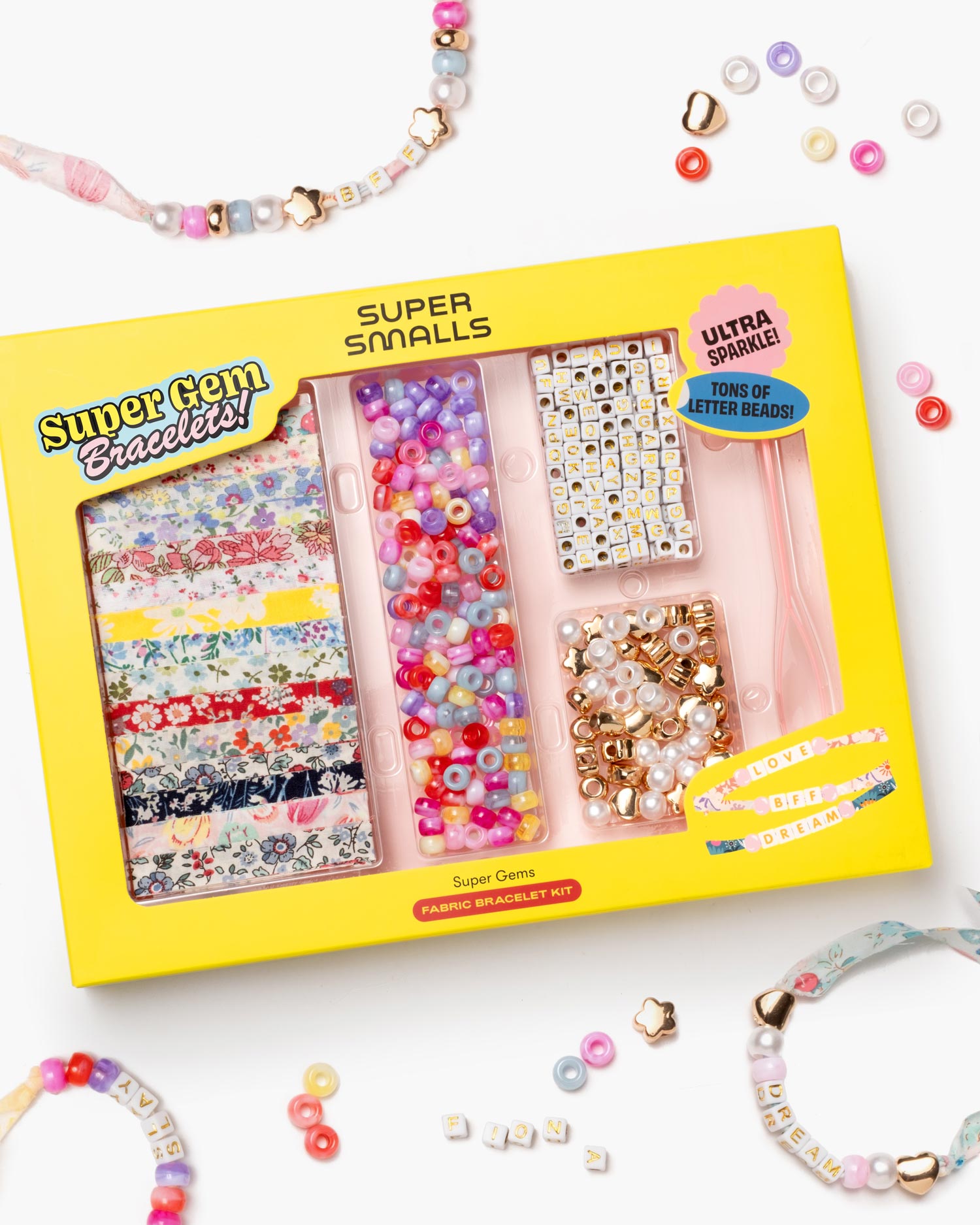 Super Gems Fabric Bracelet Kit
