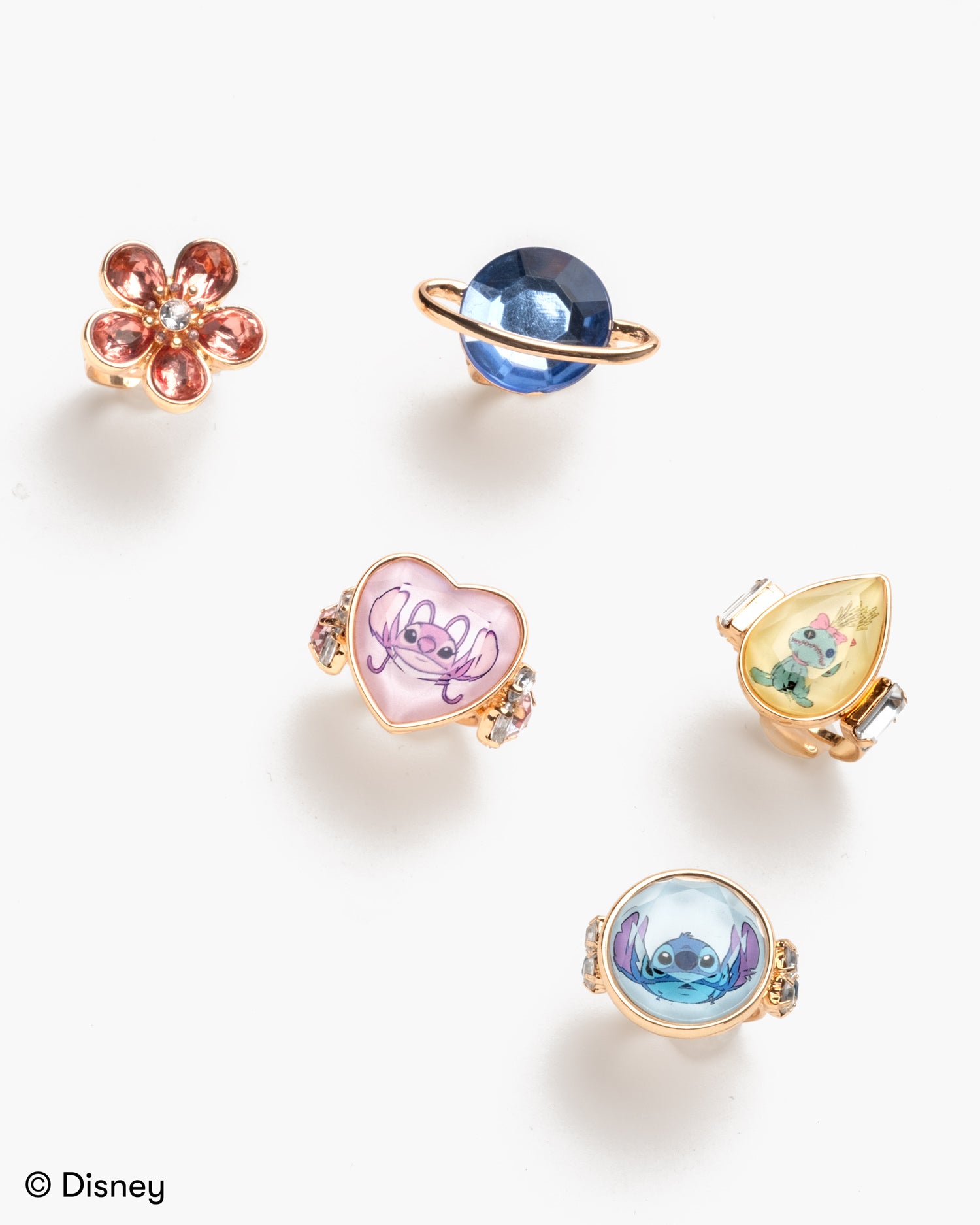 Disney Lilo & Stitch Ring Set