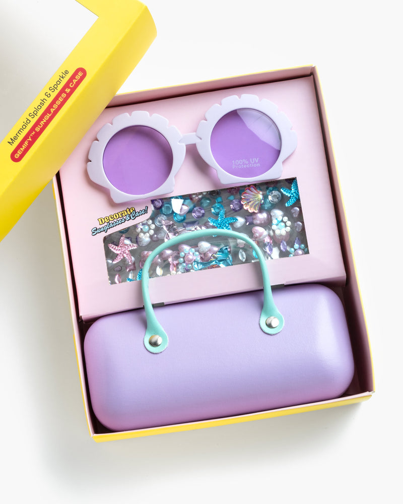 Mermaid Splash & Sparkle Gemify™ Sunglasses and Case