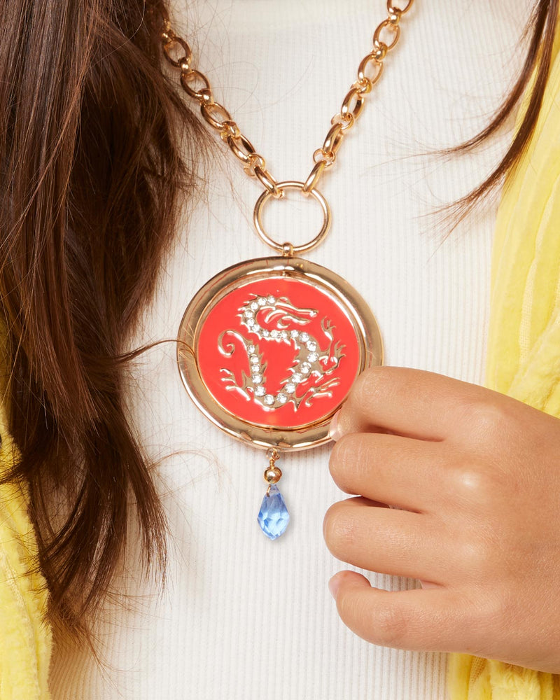 Disney Mulan Spinning Pendant Necklace