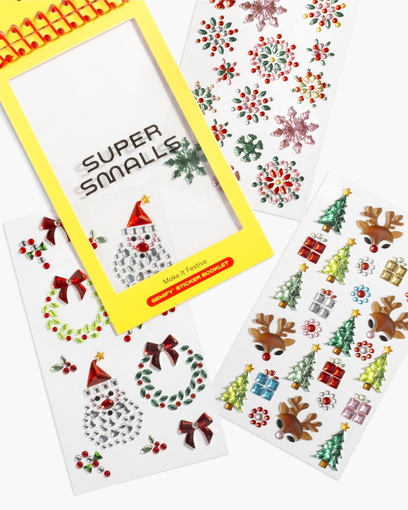 Christmas themed sticker book for kids